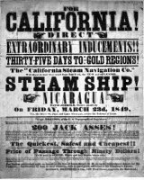 California Gold Rush poster
